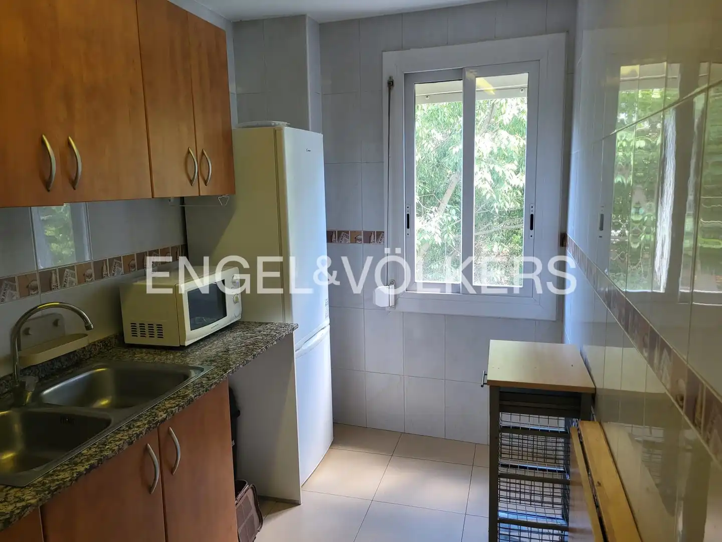 Kitchen of Flat for sale in Manresa  with Heating, Furnished and Balcony