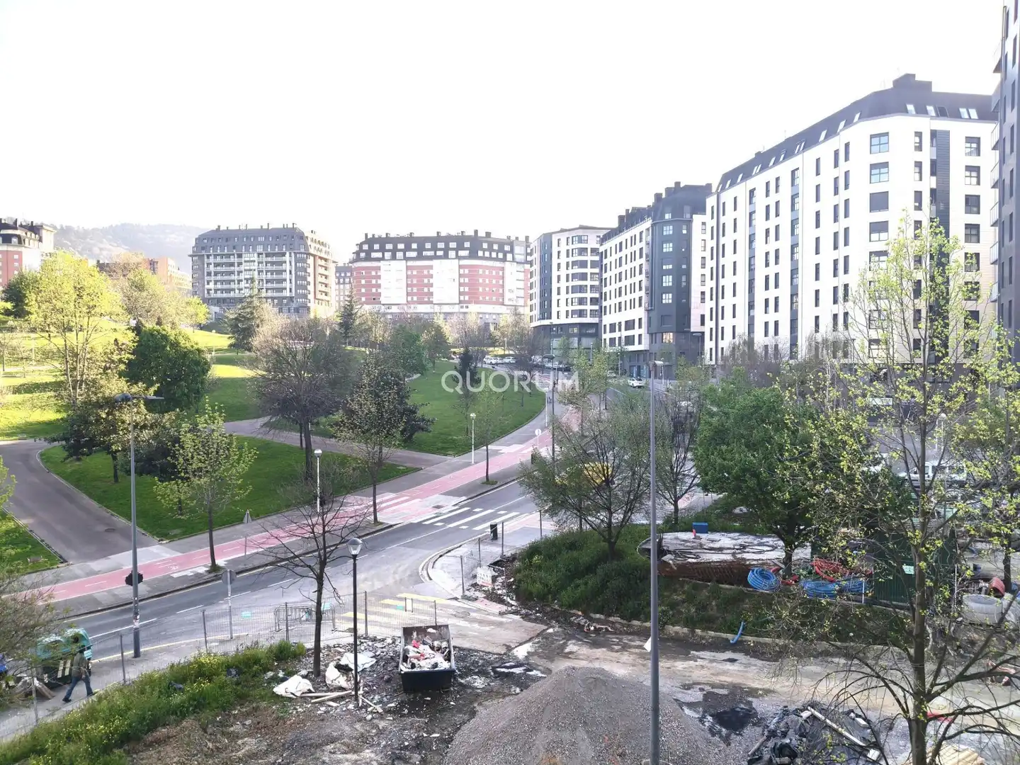 Vista exterior de Pis en venda en Bilbao  amb Calefacció, Terrassa i Balcó