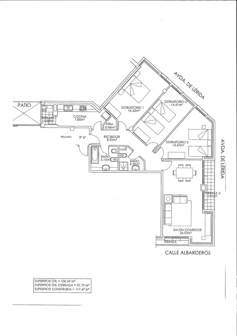 Flat for sale in Monzón  with Heating and Furnished