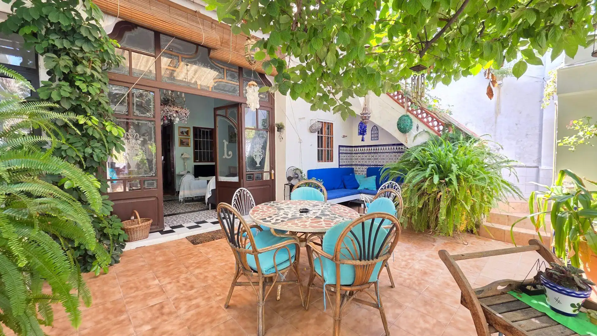 Terrassa de Casa o xalet en venda en El Real de Gandia amb Aire condicionat, Calefacció i Jardí privat