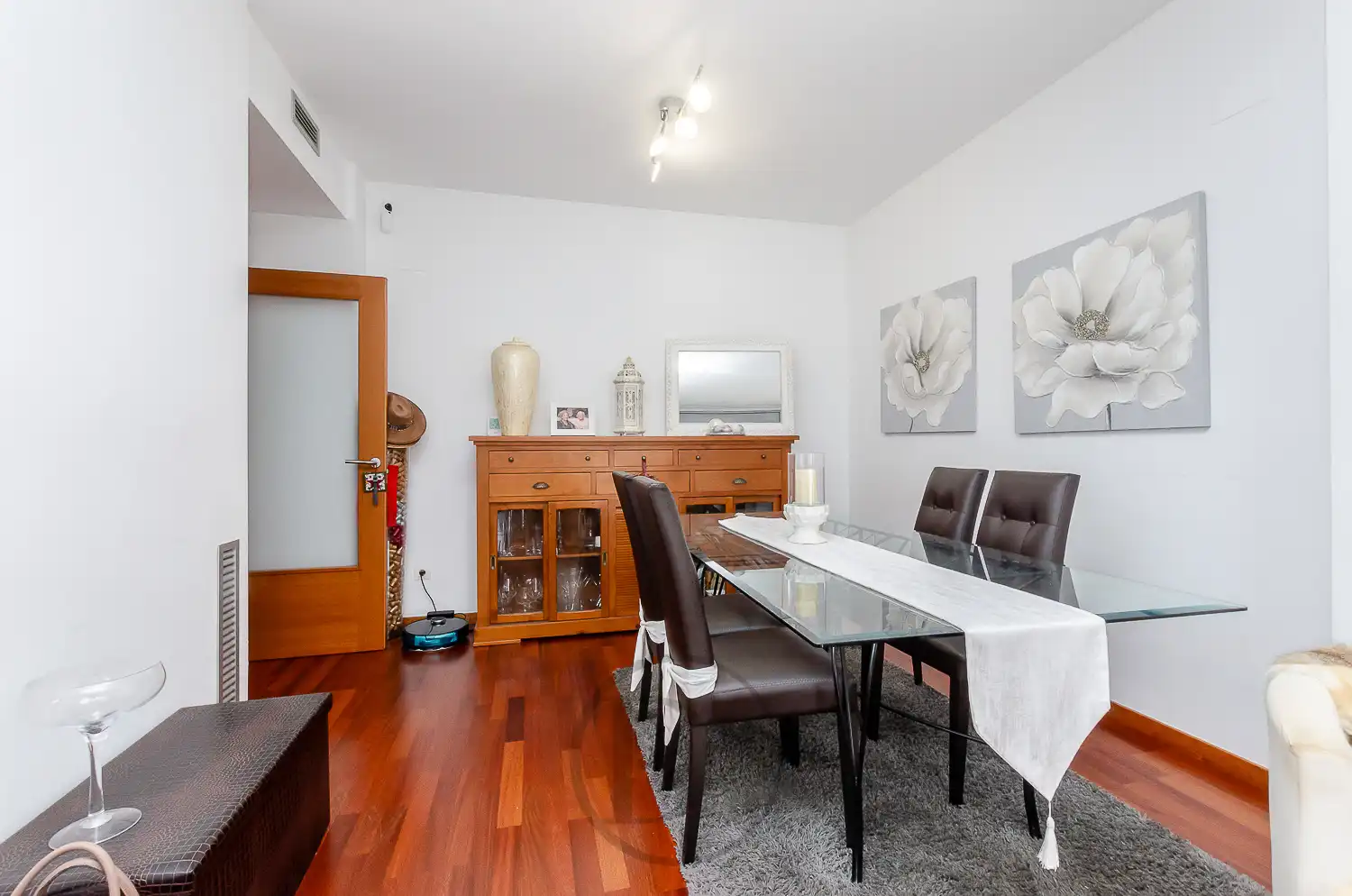Esszimmer von Wohnung zum Verkauf in Esplugues de Llobregat mit Klimaanlage, Terrasse und Balkon