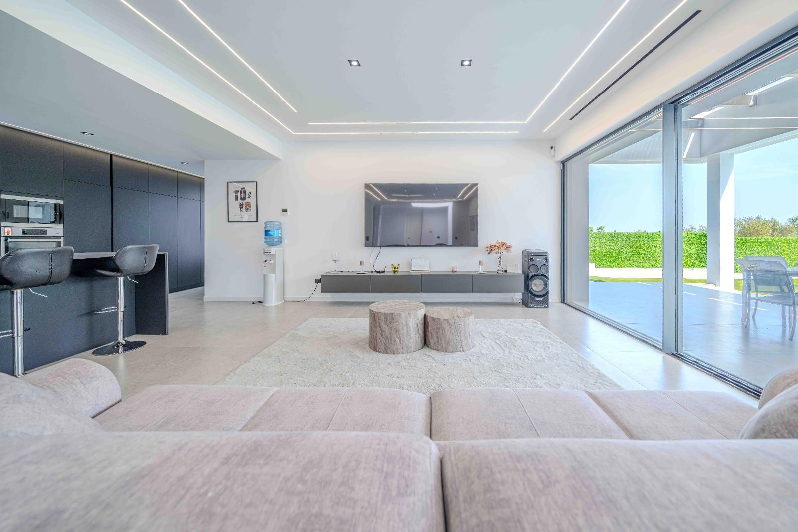 Sala d'estar de Casa o xalet en venda en Marratxí amb Aire condicionat, Terrassa i Traster