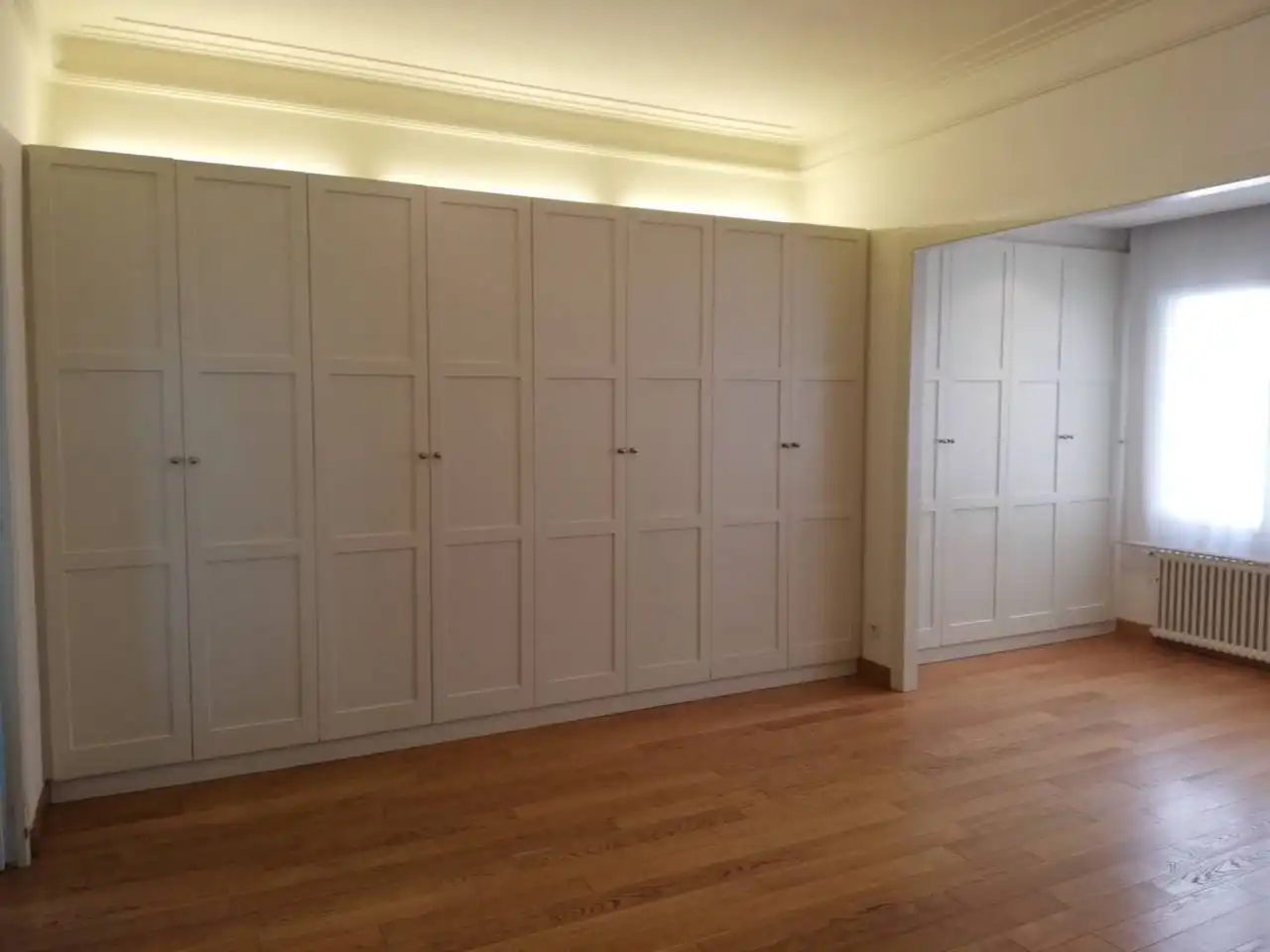 Schlafzimmer von Wohnung zur Miete in Girona mit Klimaanlage, Heizung und Parkett