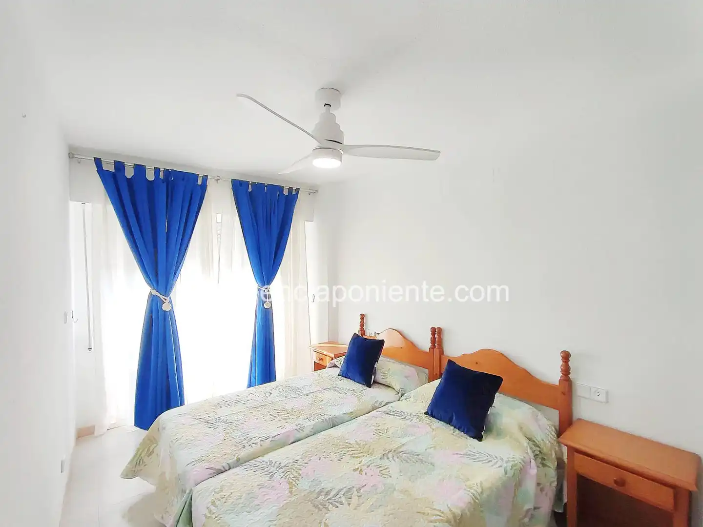 Schlafzimmer von Wohnung zur Miete in Villajoyosa / La Vila Joiosa mit Klimaanlage, Heizung und Terrasse