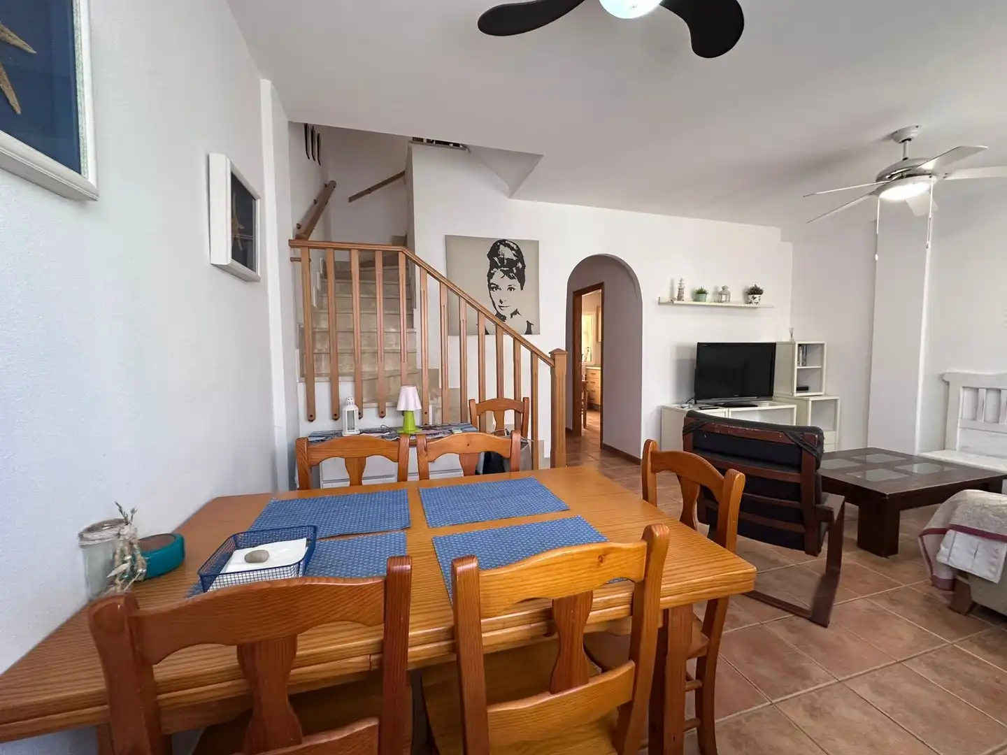 Menjador de Casa o xalet de lloguer en Pilar de la Horadada amb Aire condicionat, Calefacció i Terrassa