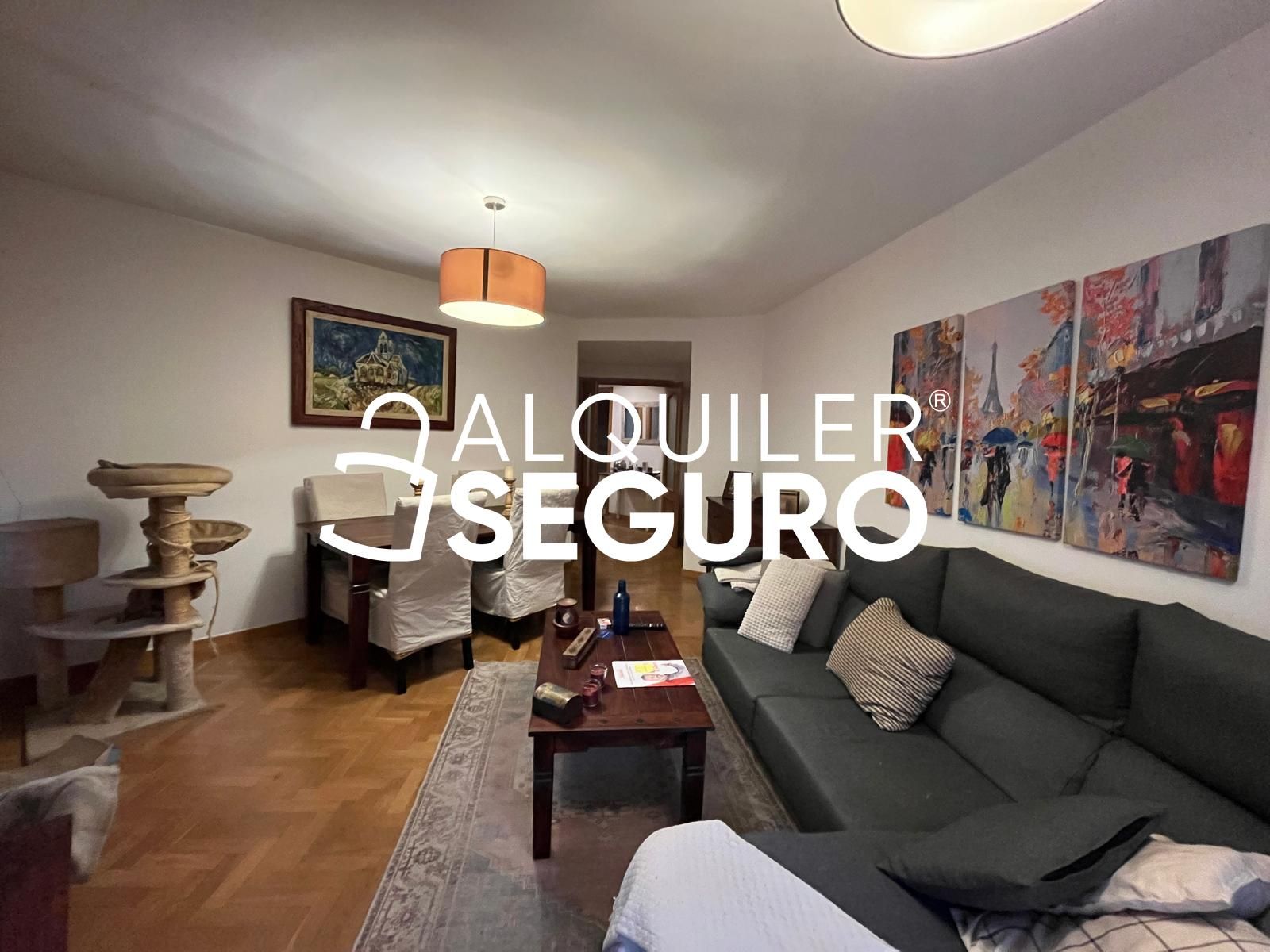 Living room of Flat to rent in Leganés  with Air Conditioner and Heating