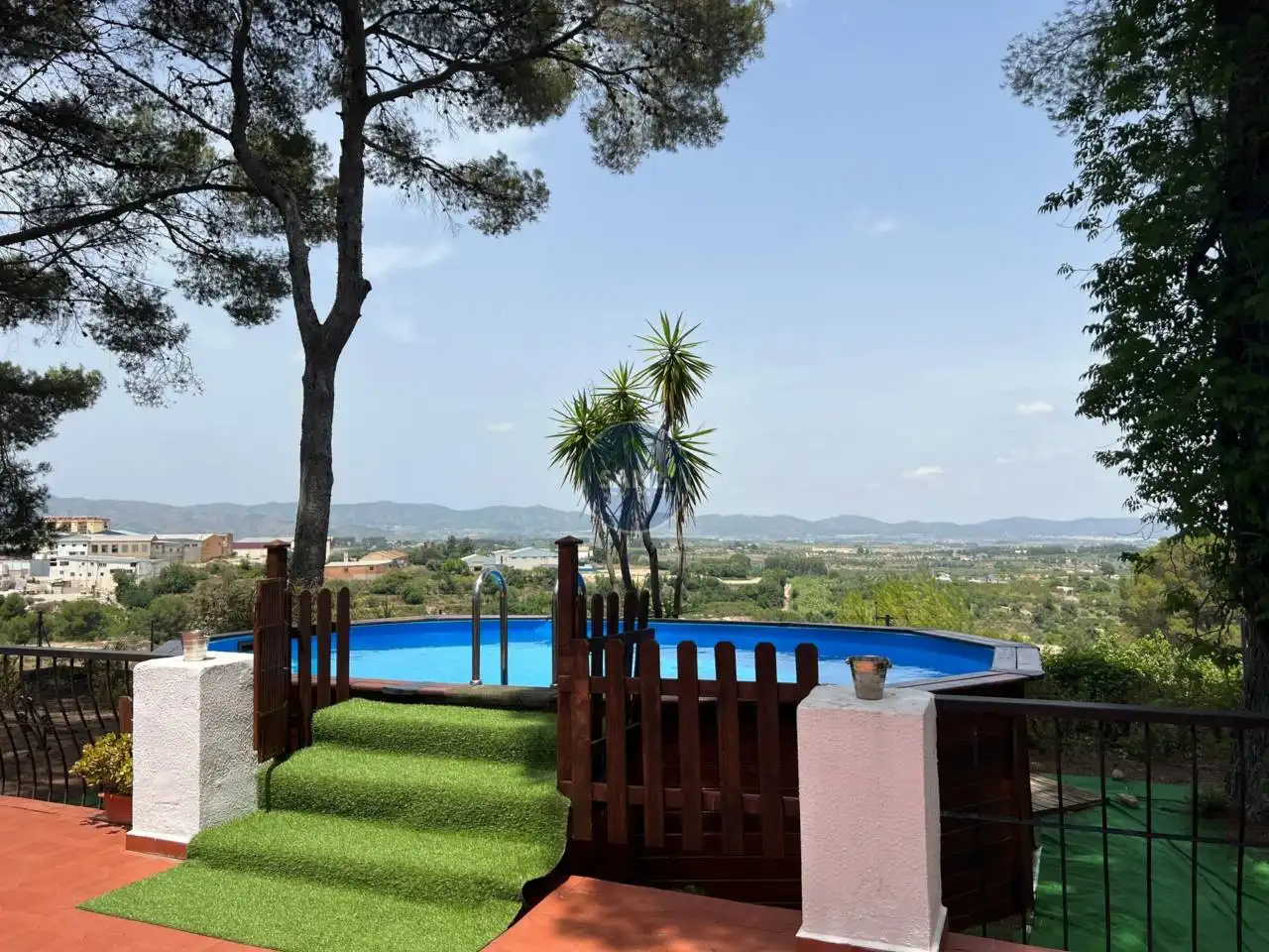 Piscina de Casa o xalet en venda en Agullent amb Jardí privat i Piscina
