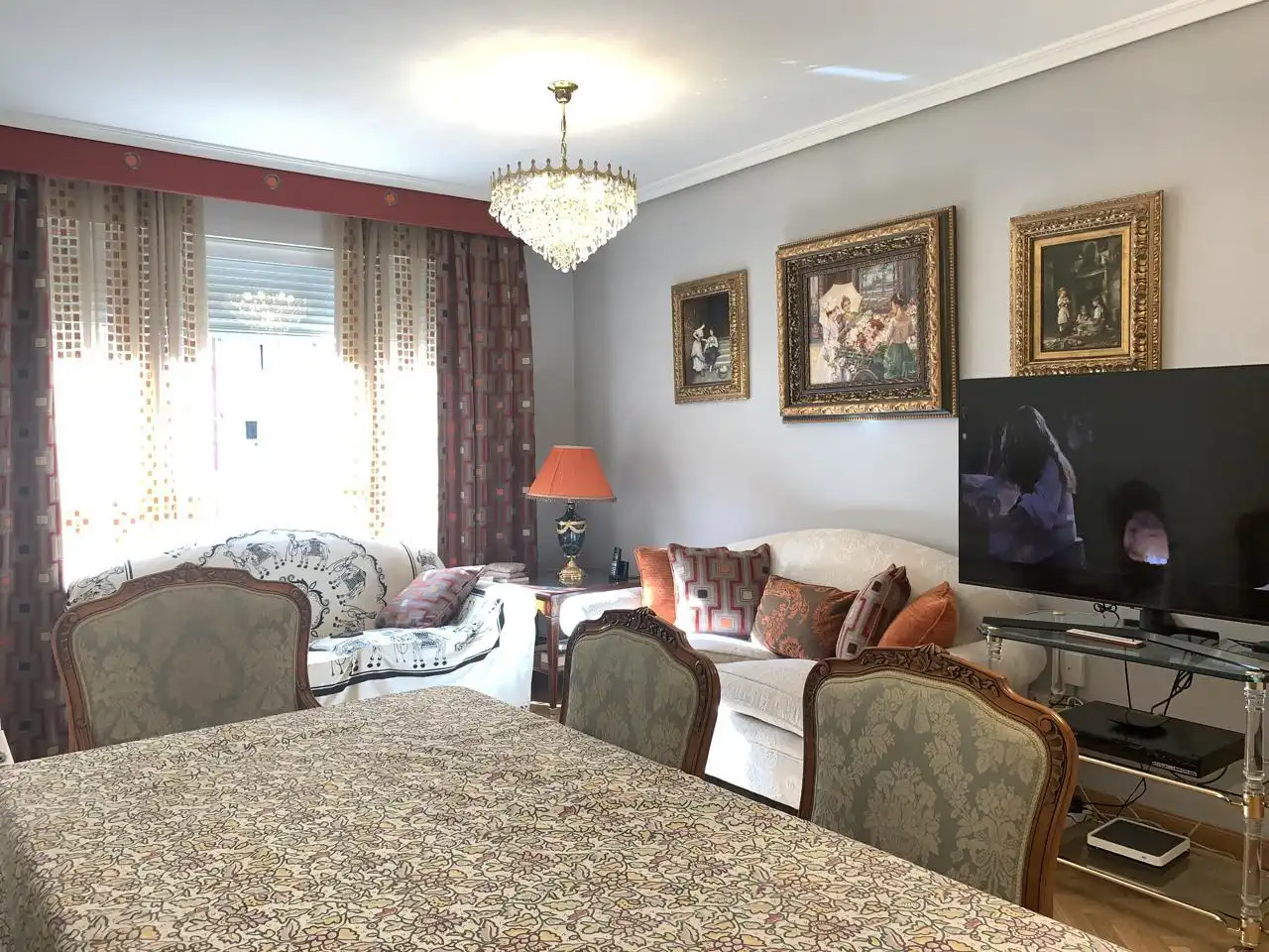 Sala de estar de Piso en venta en Madrid con Aire acondicionado, Calefacción y Parquet