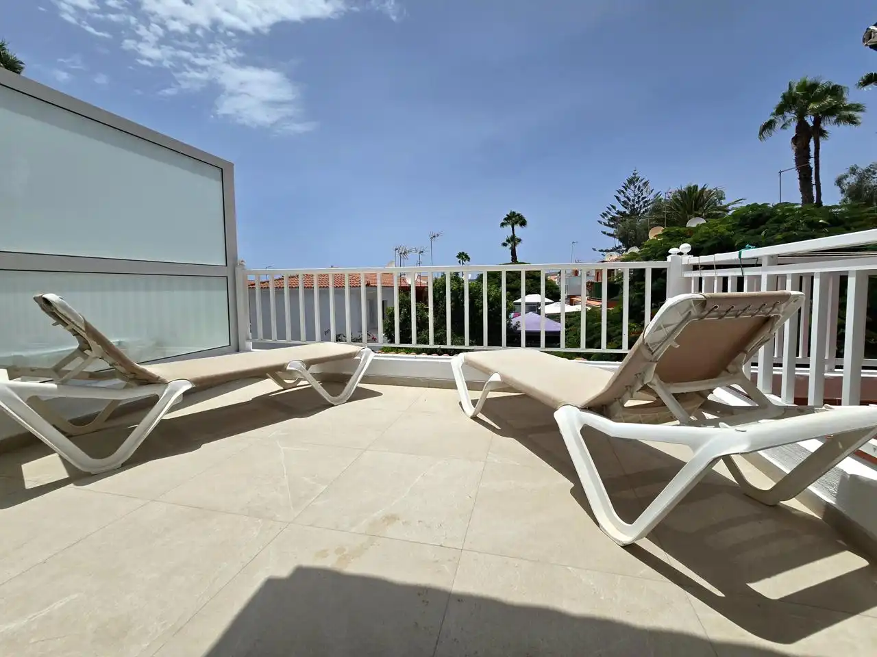 Terraza de Dúplex de alquiler en San Bartolomé de Tirajana con Terraza, Amueblado y Piscina comunitaria