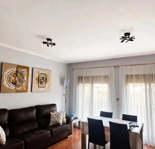 Sala de estar de Piso en venta en Albalat de la Ribera con Aire acondicionado, Trastero y Balcón