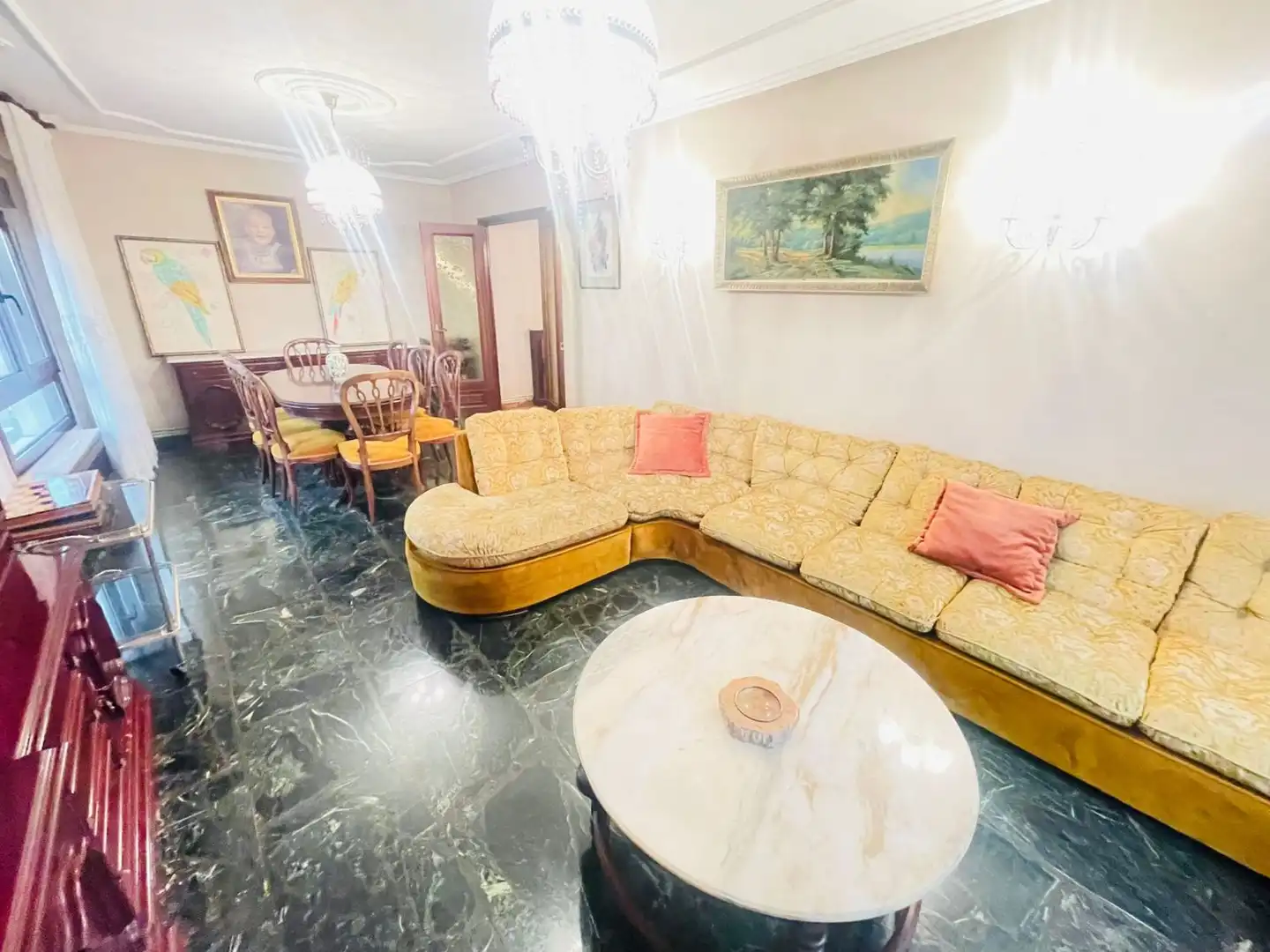 Living room of Flat for sale in Gijón   with Heating and Terrace