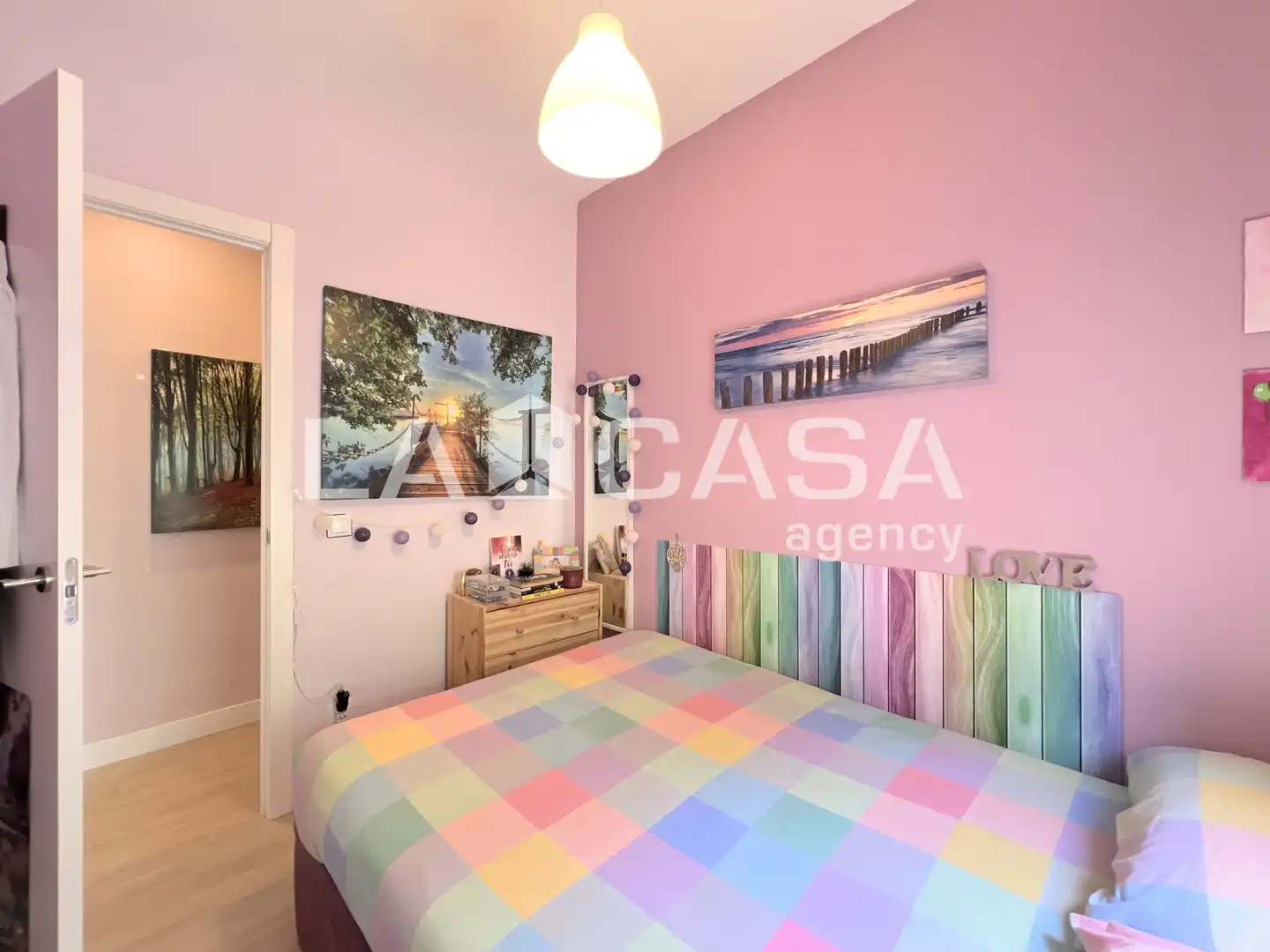 Schlafzimmer von Wohnung zum Verkauf in Badalona mit Balkon