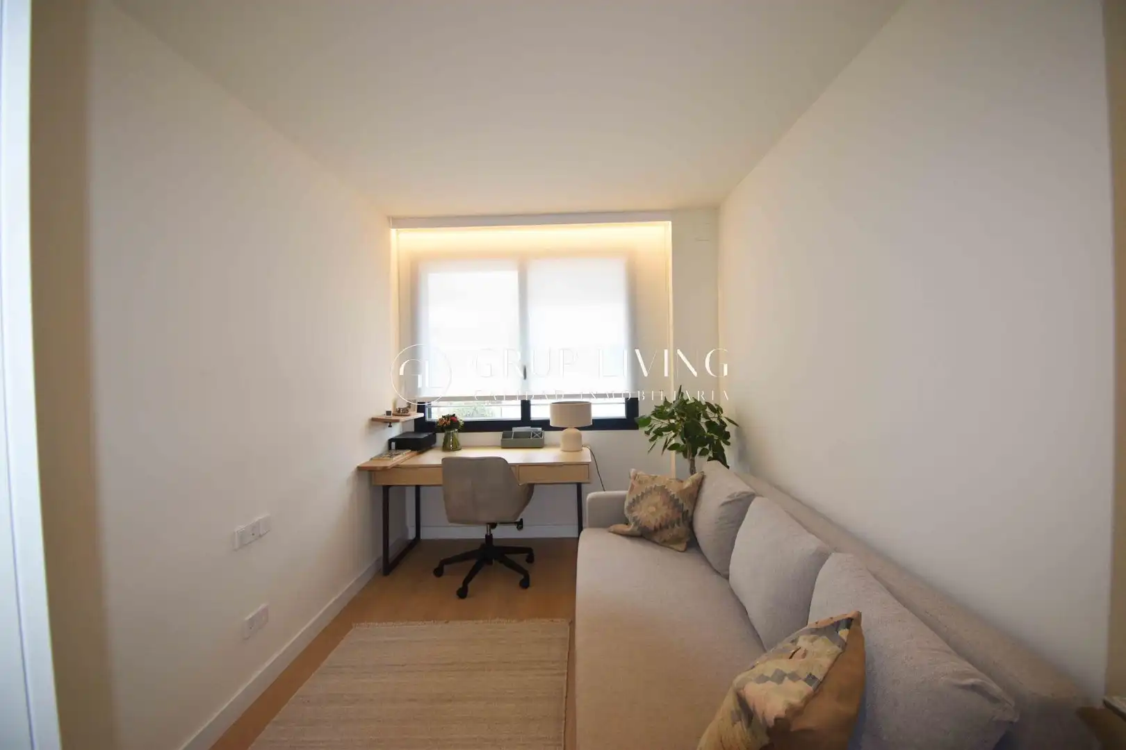 Schlafzimmer von Wohnung zur Miete in Sitges mit Heizung, Privatgarten und Parkett