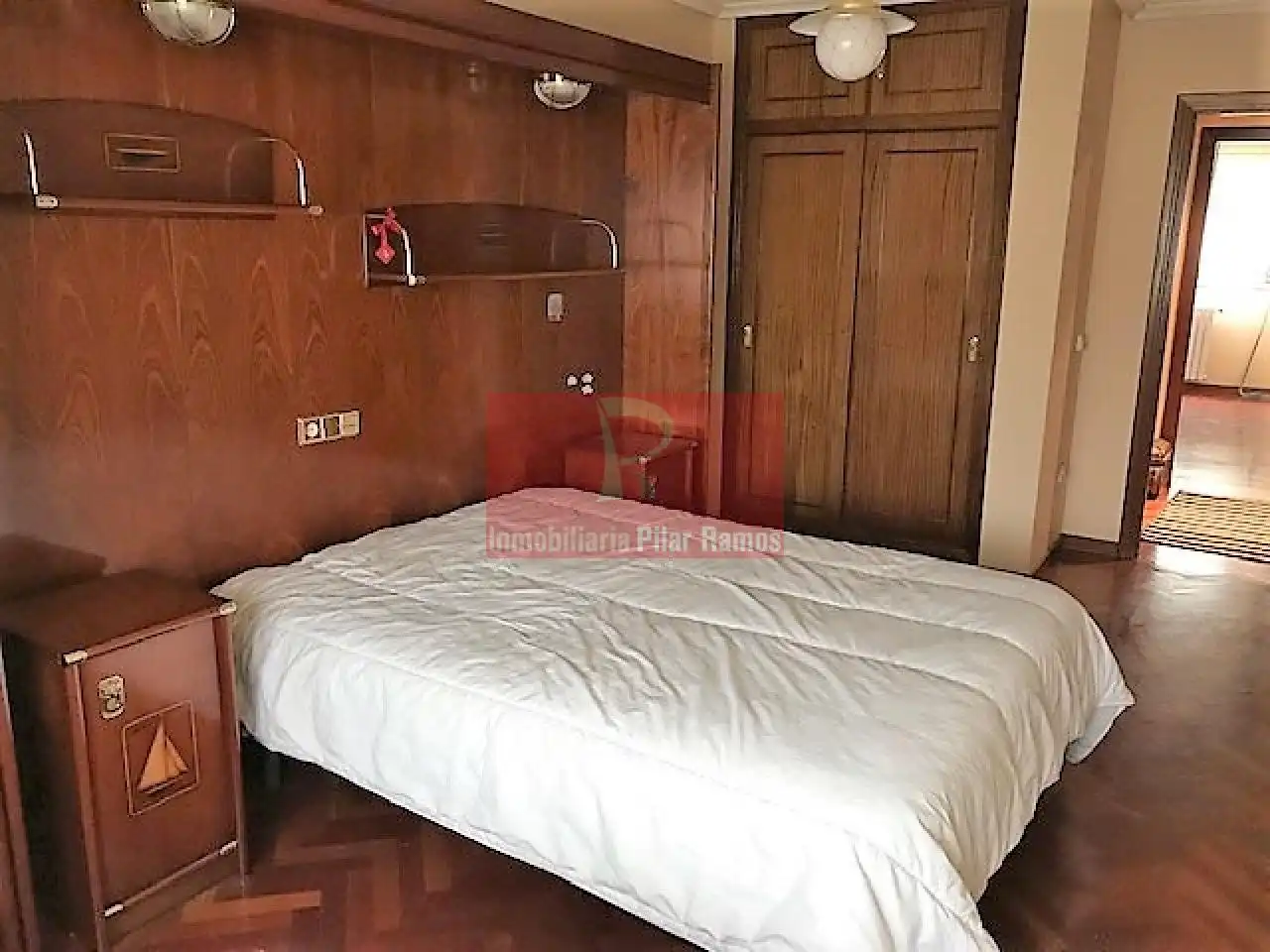 Schlafzimmer von Wohnung zum Verkauf in San Andrés del Rabanedo mit Heizung, Parkett und Terrasse