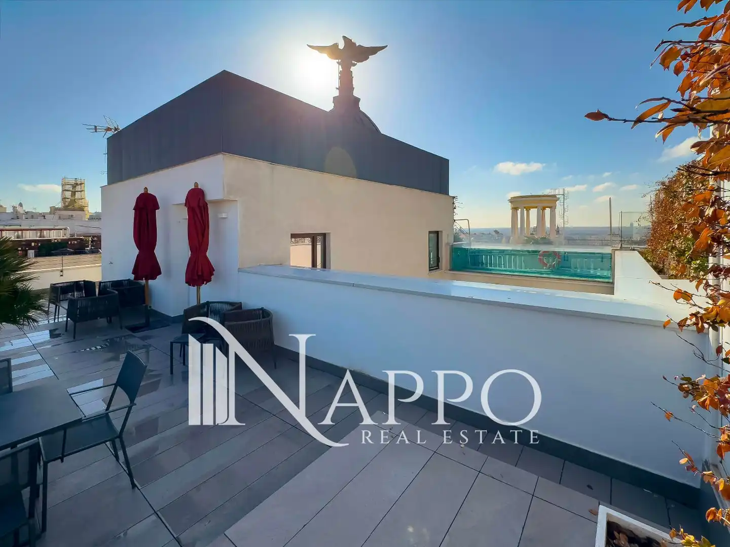 Terrace of Flat for sale in  Madrid Capital  with Air Conditioner, Heating and Parquet flooring