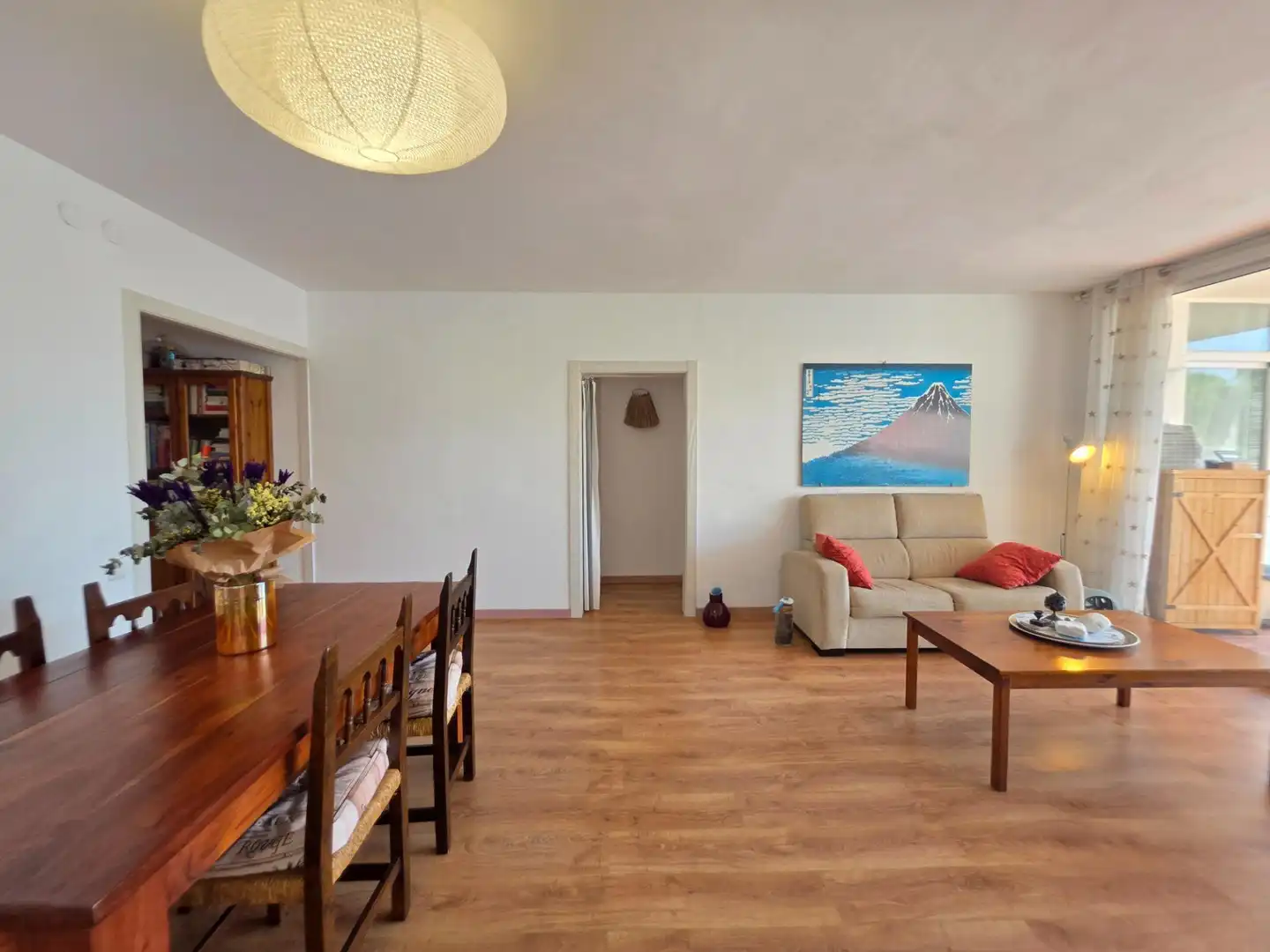 Living room of Flat for sale in Castelldefels  with Heating, Parquet flooring and Terrace