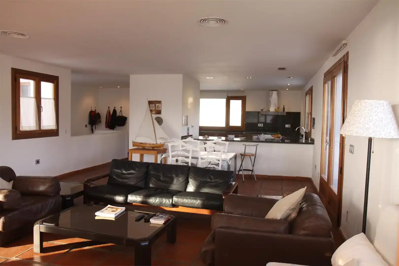 Sala de estar de Casa o chalet de alquiler en Níjar con Aire acondicionado, Jardín privado y Piscina