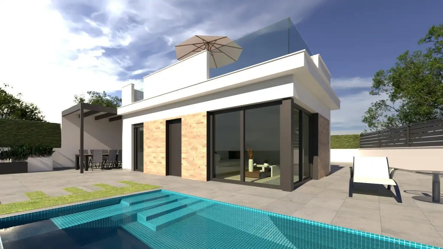 Chalet con piscina en venta en Las Lomas de Rame - Bahía Bella