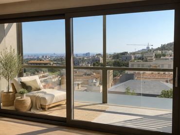 Piso con balcón en venta en Via Augusta 425