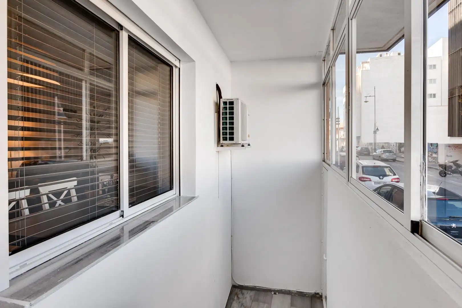Terrasse von Wohnungen zur Miete in Torrevieja mit Klimaanlage, Heizung und Privatgarten