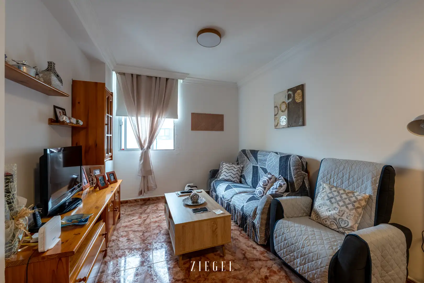 Sala de estar de Piso en venta en Las Palmas de Gran Canaria