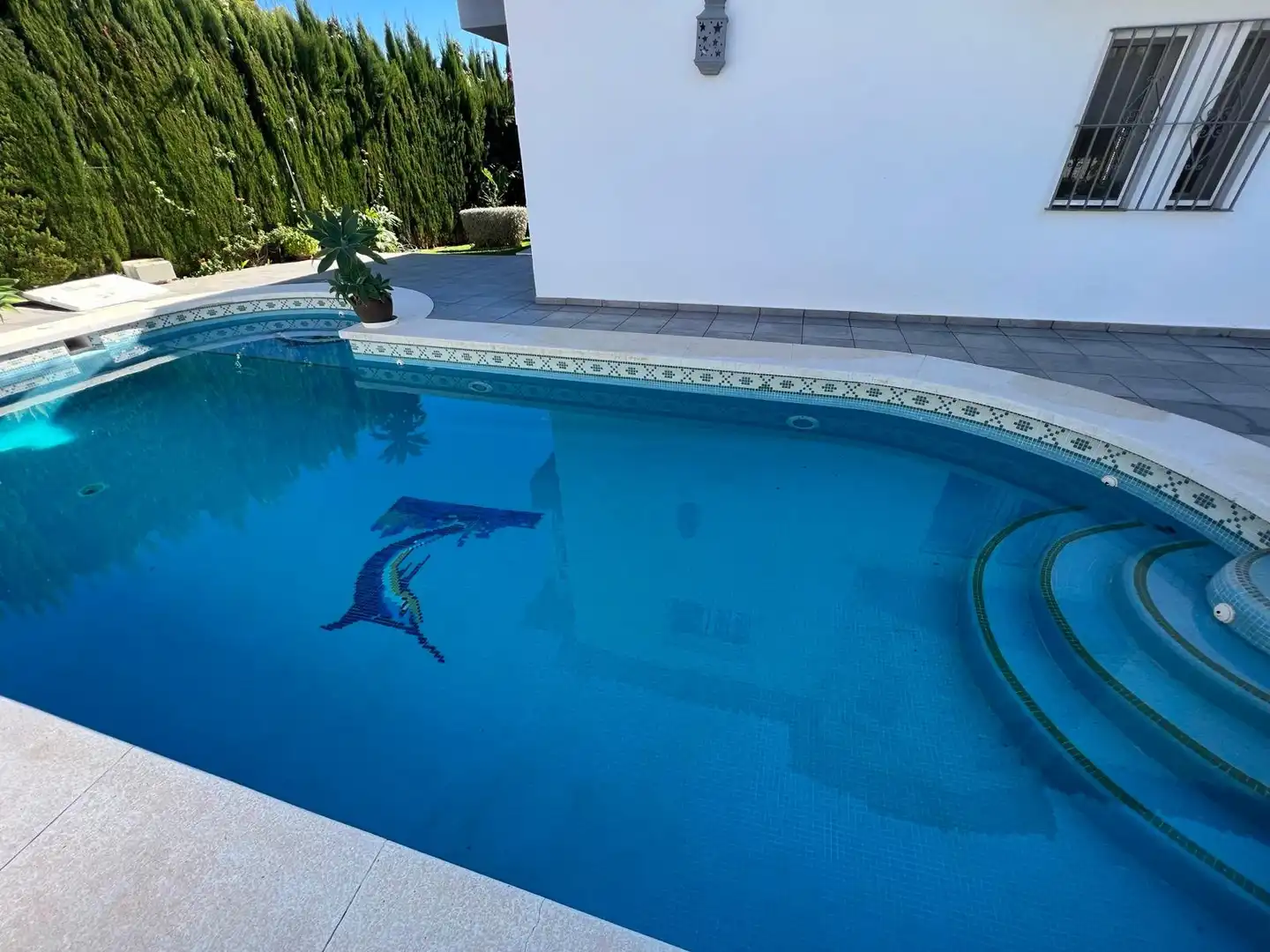 Piscina de Casa o chalet en venta en Estepona con Aire acondicionado, Jardín privado y Terraza