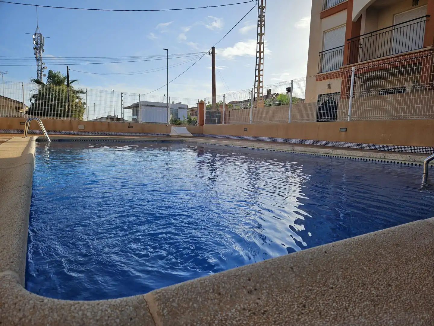 Swimming pool of Apartments for rent in Águilas  with Air Conditioner and Balcony