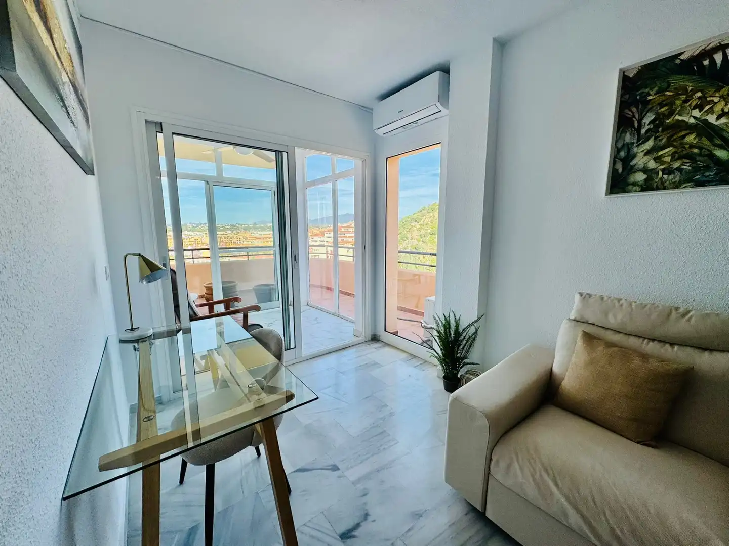 Terraza de Apartamento en venta en Fuengirola con Aire acondicionado, Terraza y Amueblado