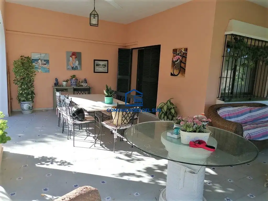 Terrace of Houses for rent in El Puerto de Santa María  with Air Conditioner, Private garden and Swimming Pool