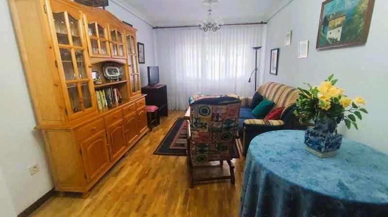 Sala d'estar de Pis de lloguer en Pravia amb Calefacció i Moblat