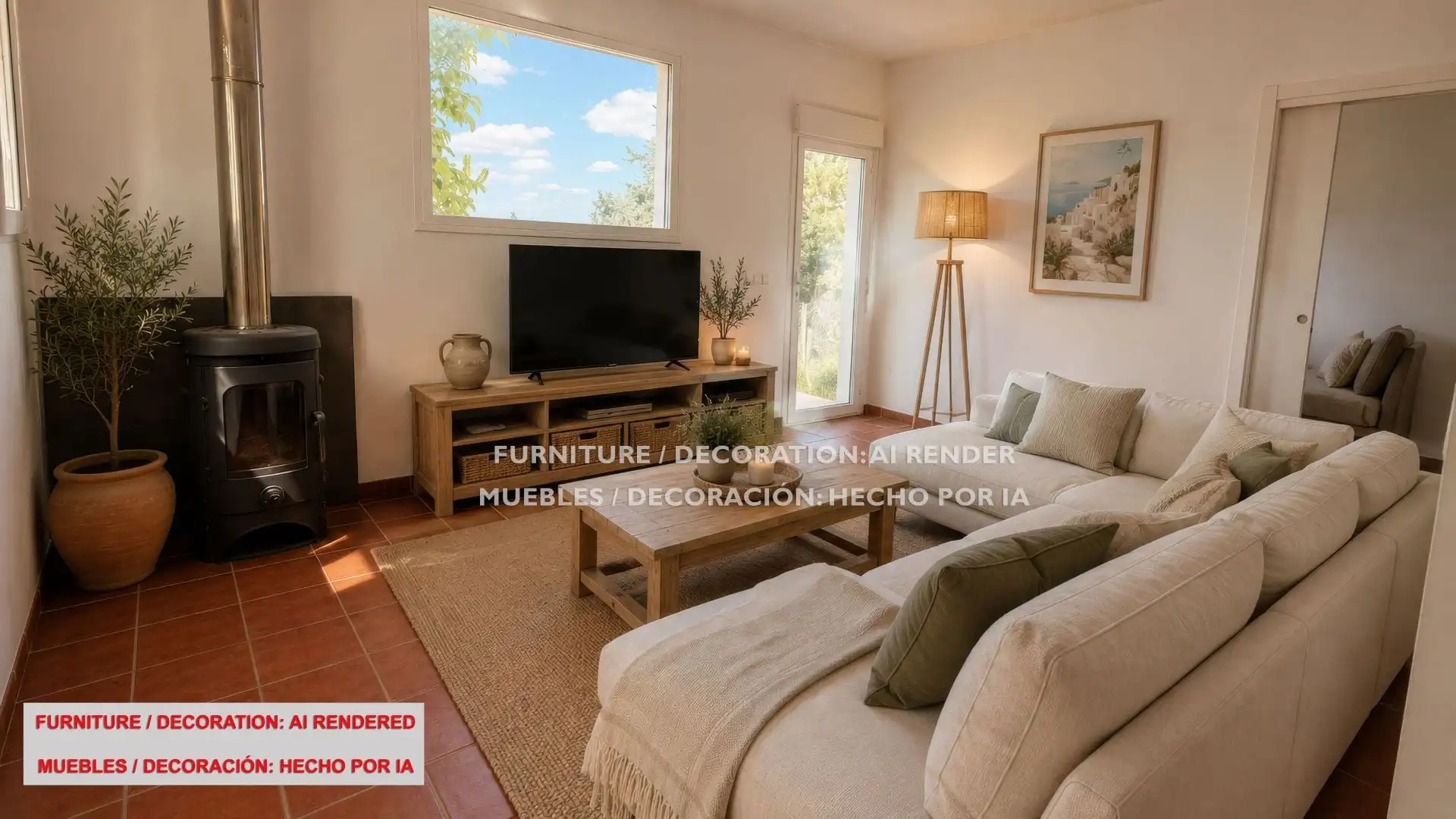 Sala d'estar de Casa o xalet en venda en Alhaurín El Grande amb Aire condicionat