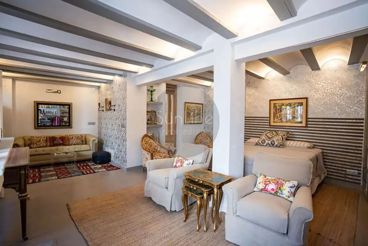 Sala de estar de Casa o chalet de alquiler en Godella con Aire acondicionado, Terraza y Amueblado