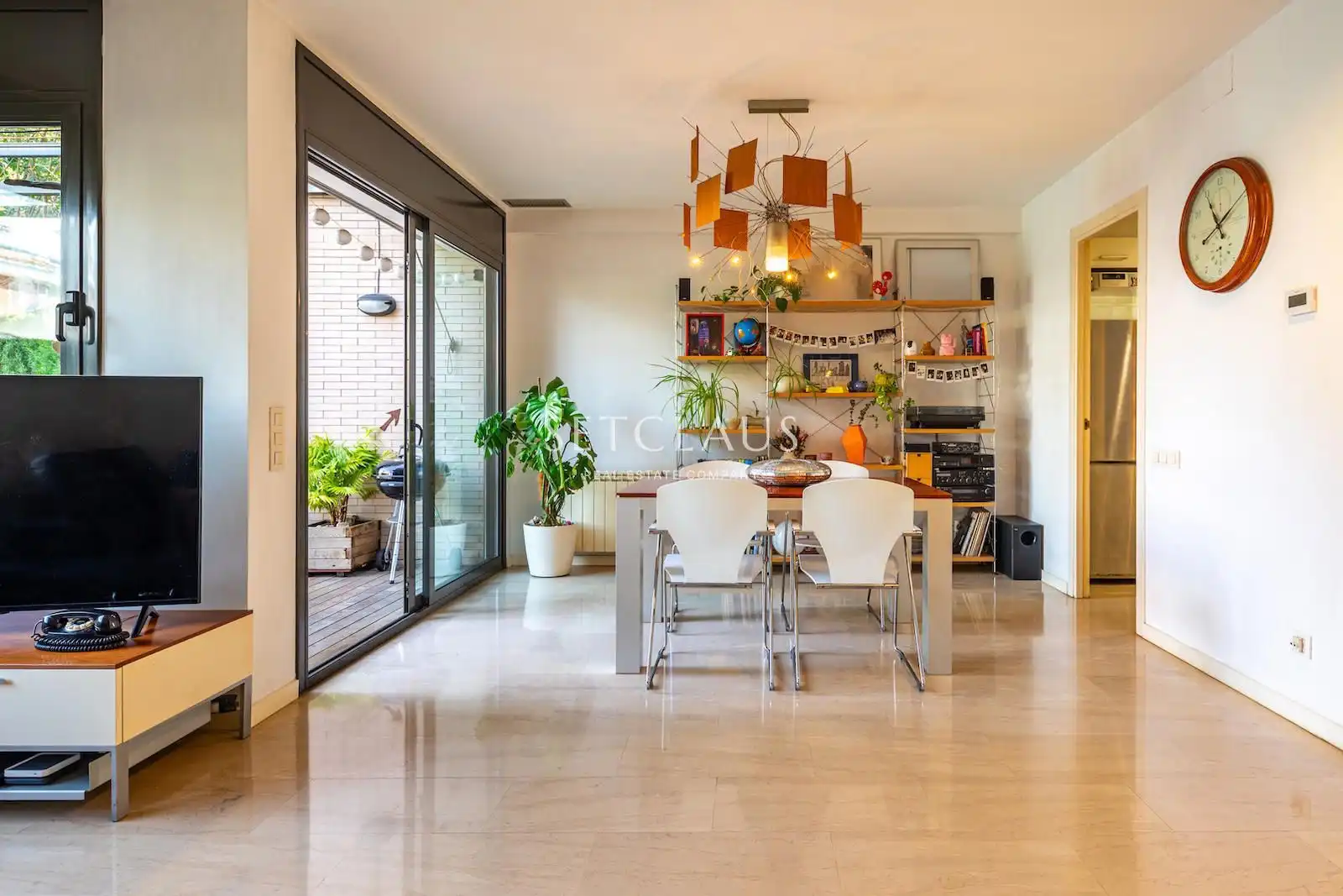 Comedor de Casa adosada en venta en Premià de Mar con Aire acondicionado, Calefacción y Jardín privado