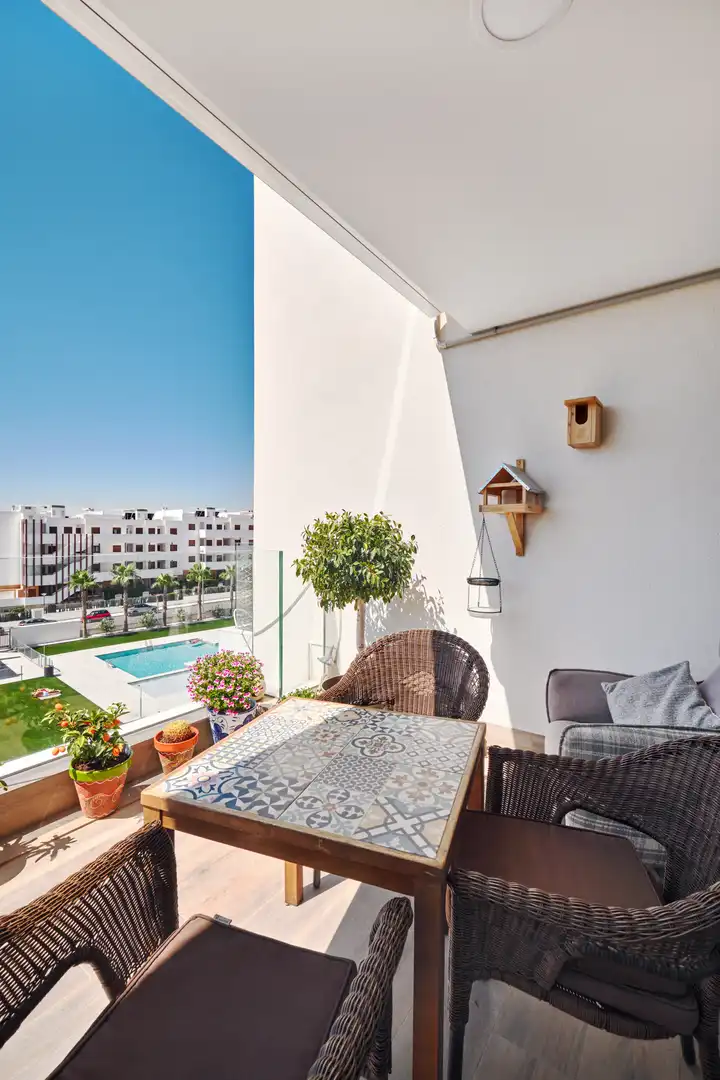 Terrasse von Wohnungen zum Verkauf in Orihuela