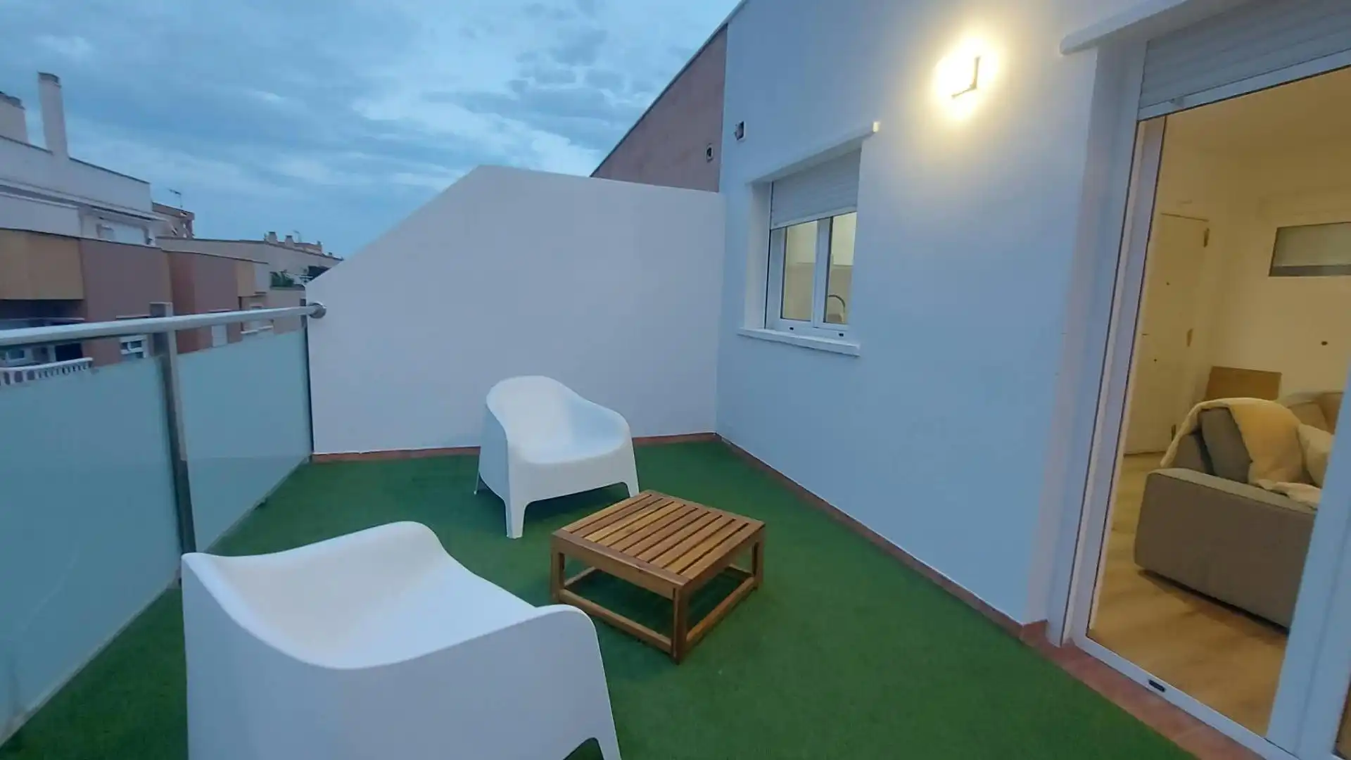 Terraza de Piso de alquiler en El Ejido Ciudad