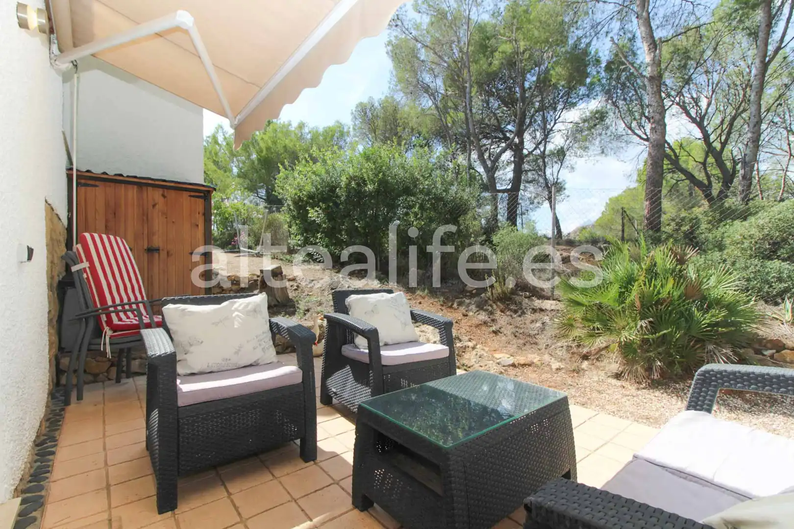 Terrassa de Casa o xalet en venda en Altea amb Aire condicionat, Jardí privat i Terrassa