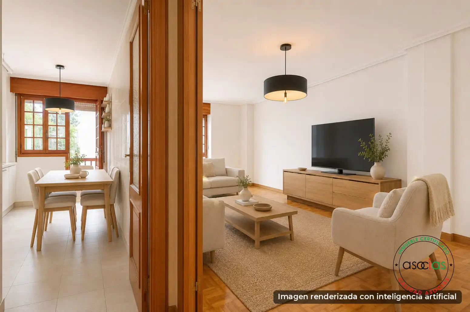 Sala d'estar de Pis en venda en Cudillero amb Calefacció, Parquet i Moblat