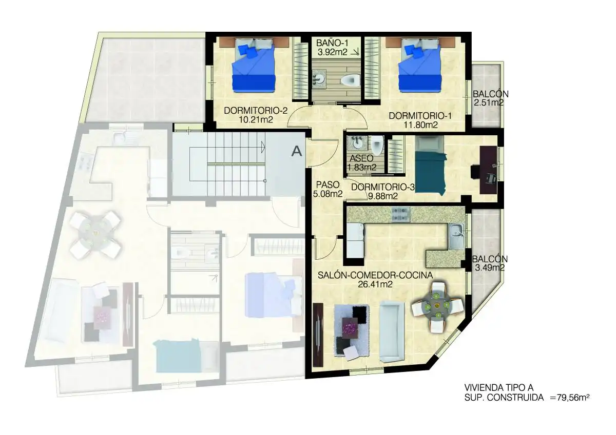 Appartement à vendre à C. San Isidro, imagen 3