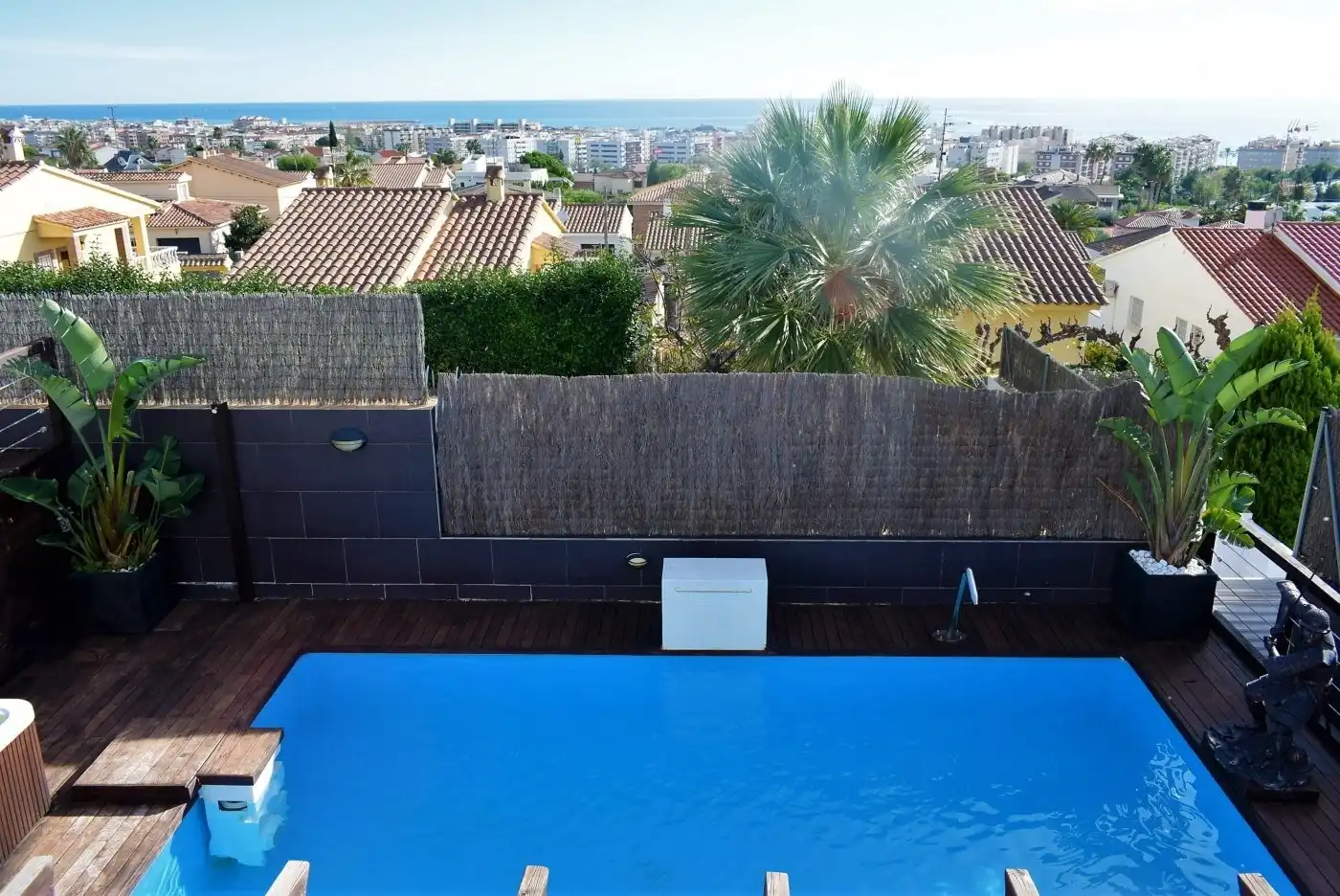 Piscina de Casa adosada en venda en Calafell amb Calefacció, Jardí privat i Terrassa