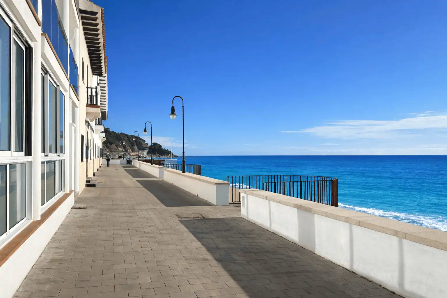 Außenansicht von Erdgeschoss zum Verkauf in Sant Pol de Mar mit Klimaanlage, Heizung und Terrasse