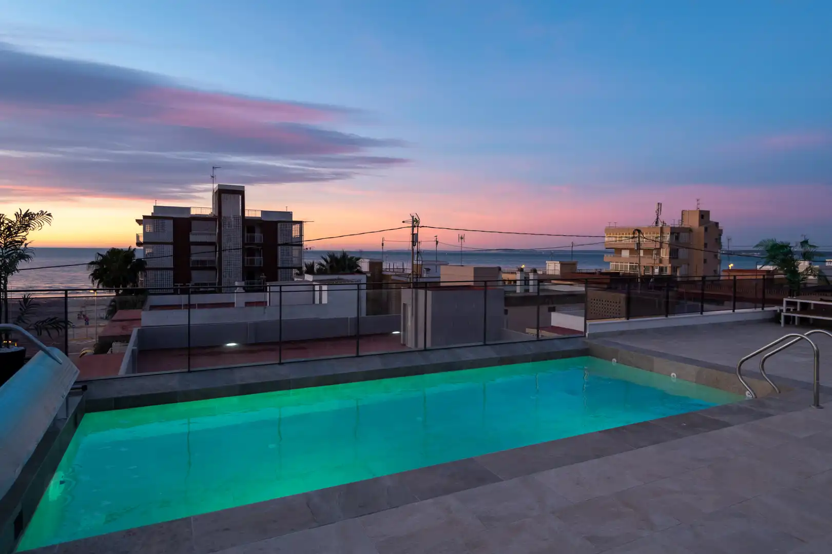 Swimming pool of Buildings for sale in Santa Pola  with Alarm and Community pool
