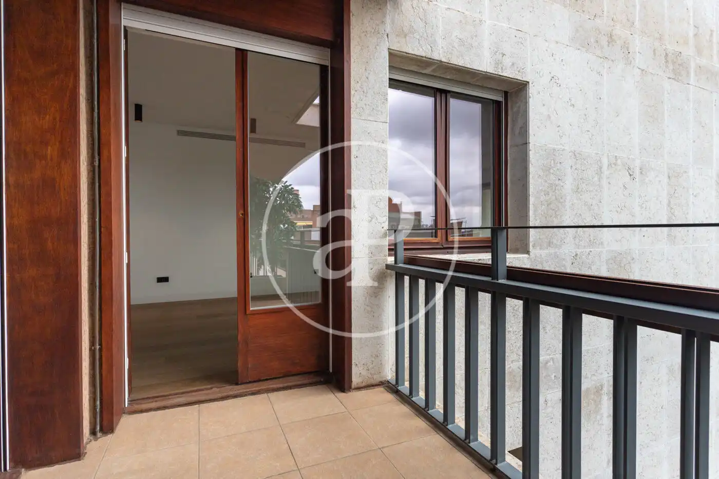 Terraza de Piso de alquiler en Barcelona con Aire acondicionado, Calefacción y Jardín privado