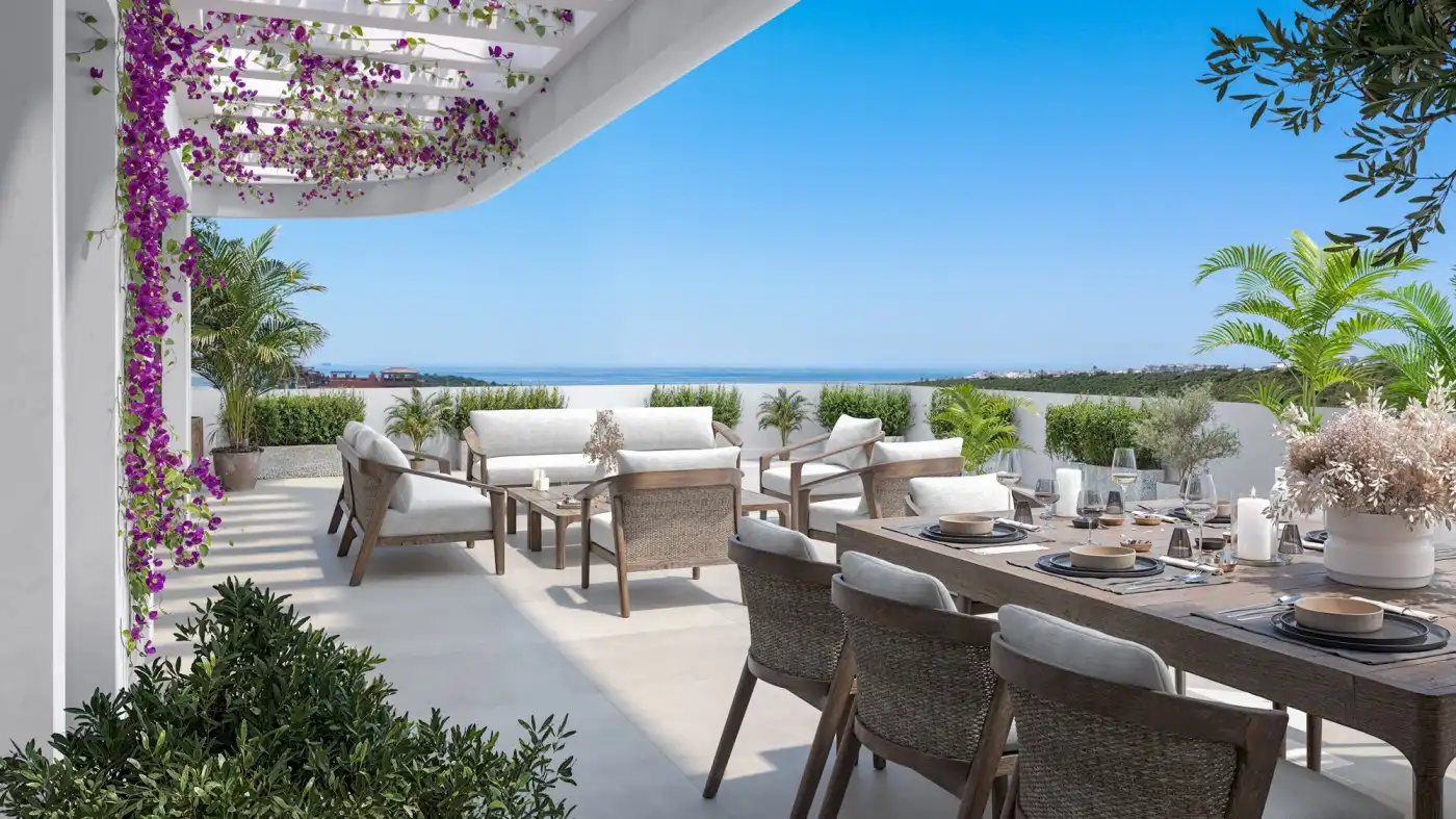 Penthouse mit Pool zum Verkauf in Casares Golf - Casares del Sol