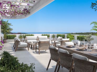 Penthouse mit Pool zum Verkauf in Casares Golf - Casares del Sol