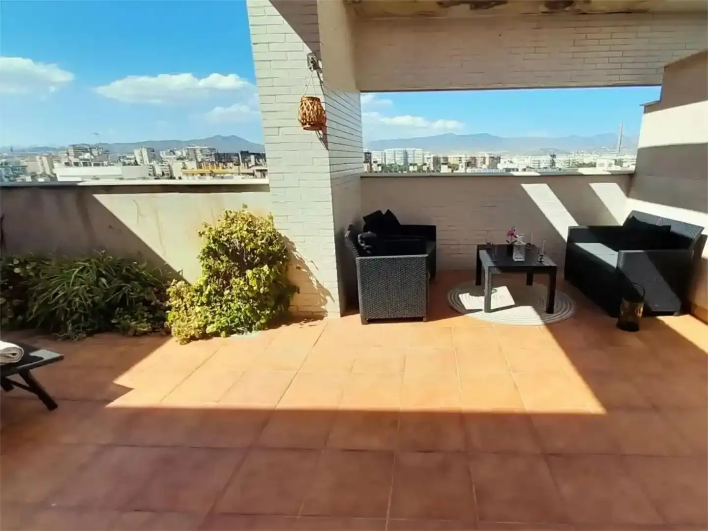 Terrasse von Wohnung zur Miete in Málaga Capital mit Klimaanlage, Schwimmbad und Balkon