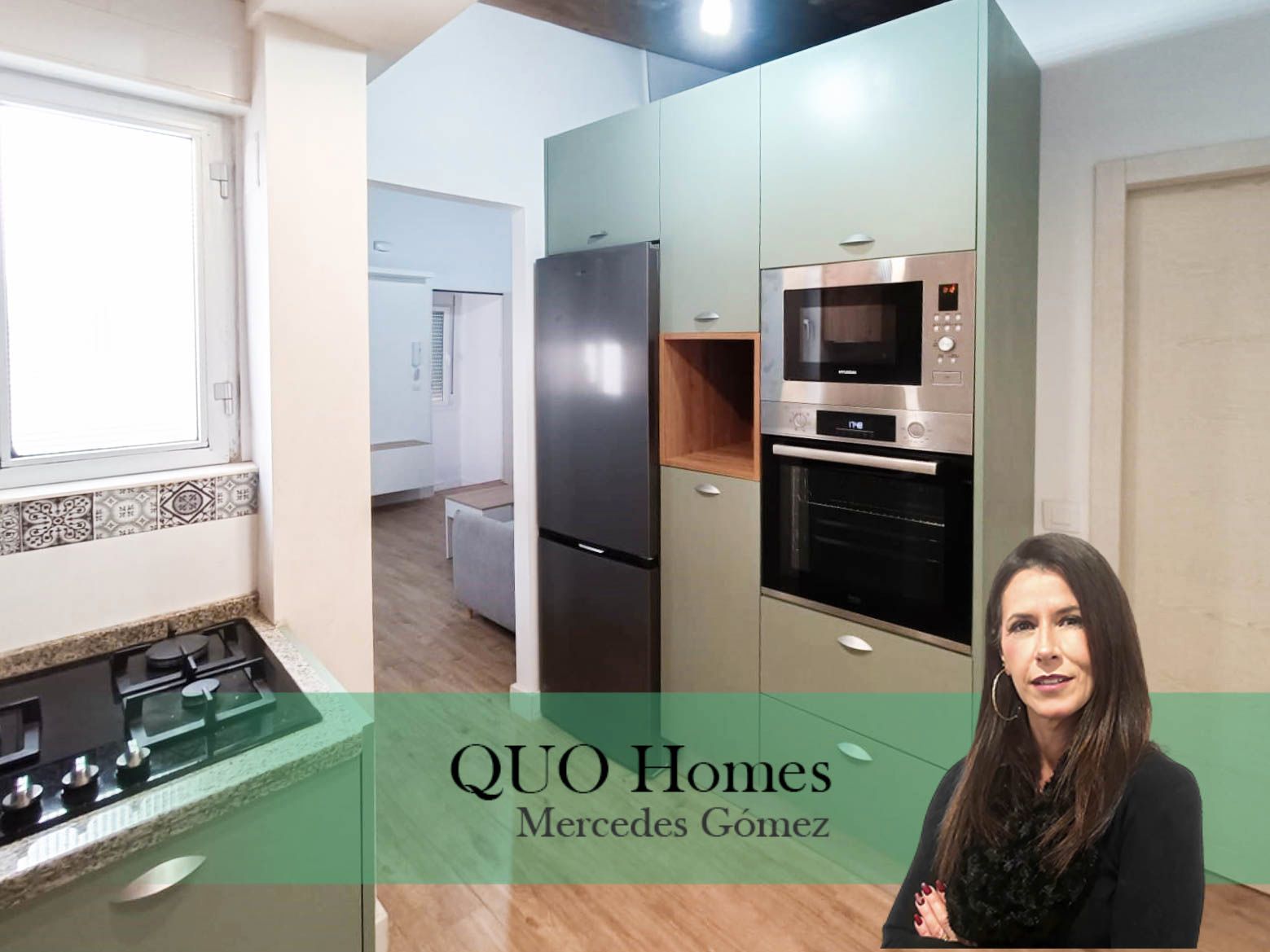 Kitchen of Apartment for sale in Jerez de la Frontera  with Air Conditioner, Parquet flooring and Furnished