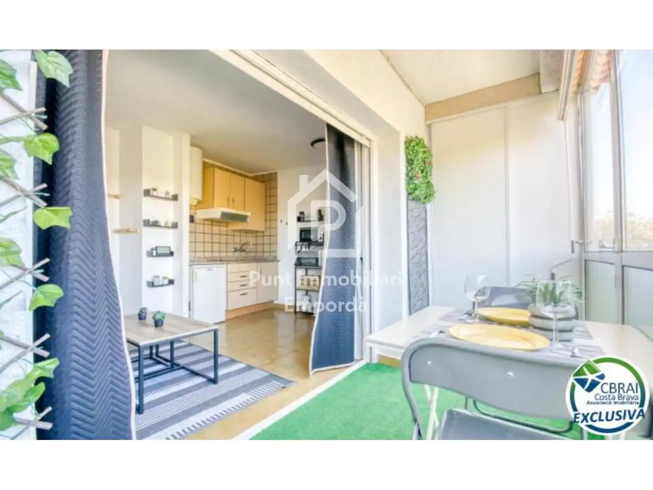Terraza de Estudio en venta en Empuriabrava con Aire acondicionado, Terraza y Amueblado