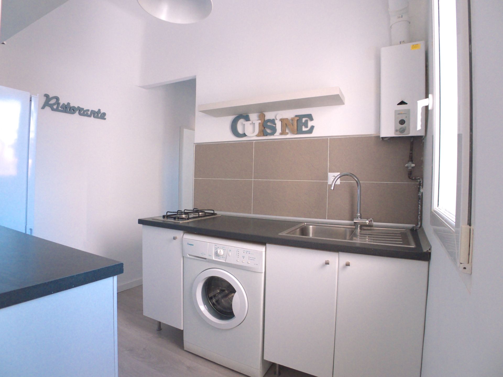 Kitchen of Flat for sale in  Madrid Capital  with Heating