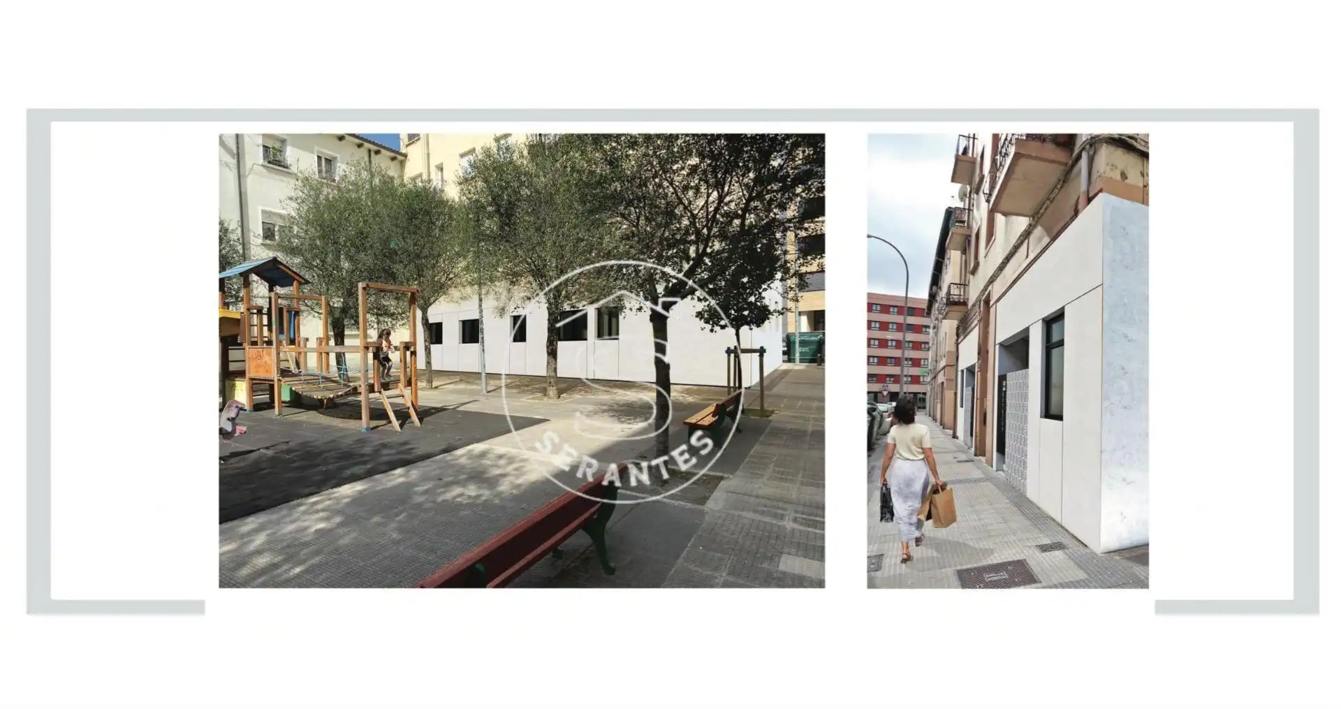 Vista exterior de Loft en venta en  Pamplona / Iruña con Terraza
