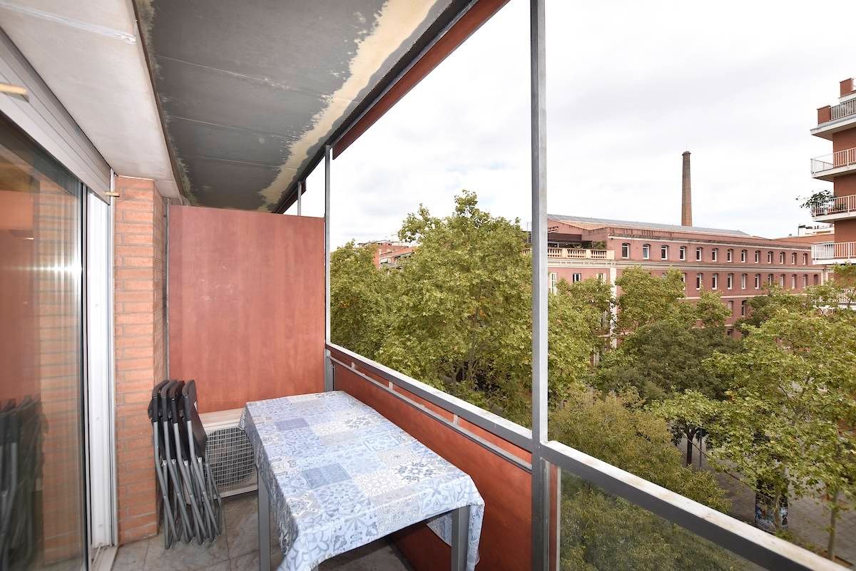 Terrace of Flat for sale in  Barcelona Capital  with Air Conditioner, Heating and Balcony